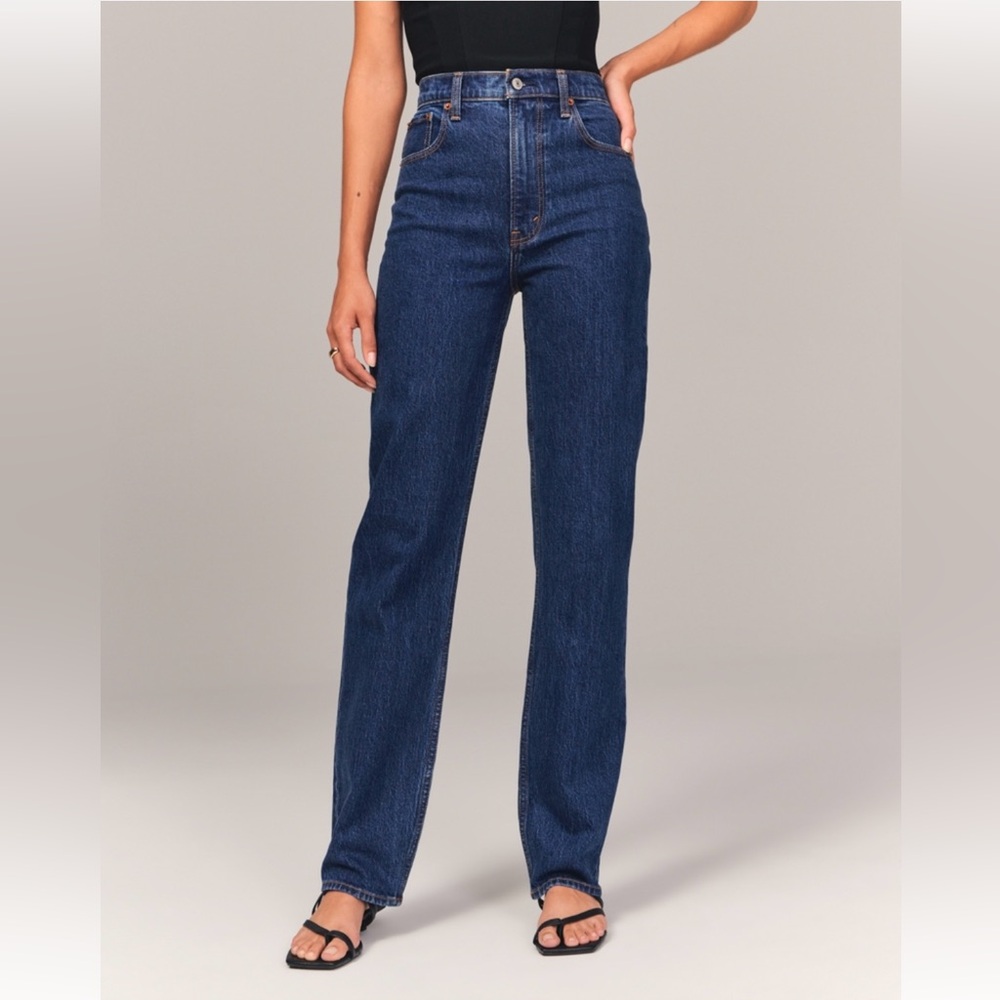 Jeans, 90s Straight leg ultra high rise